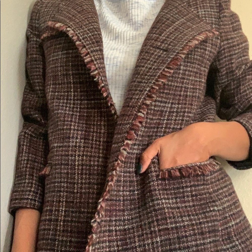 ✨Beautiful Theory Wool Fringe Blazer✨